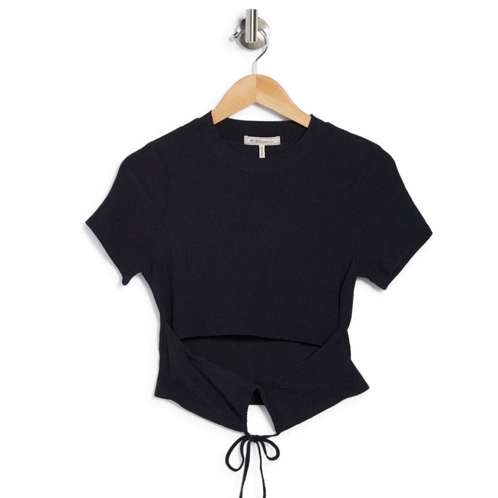 BCBGeneration tie hem shirt